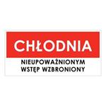 CHŁODNIA, płyta PVC 2 mm, 190x90 mm