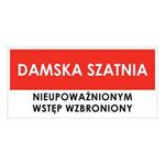 DAMSKA SZATNIA, płyta PVC 2 mm z dziurkami, 190x90 mm