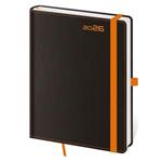 Denní diář A5 2026 Black Orange