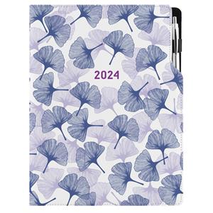 Diář DESIGN denní A4 2024 polský - Ginkgo