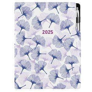 Diář DESIGN denní A4 2025 - Ginkgo