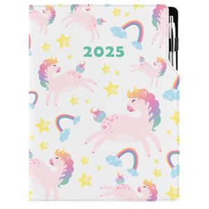 Diář DESIGN denní A4 2025 polský - Unicorn