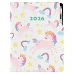 Diář DESIGN denní A4 2026 polský - Unicorn