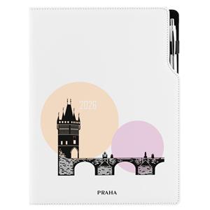 Diář DESIGN denní A4 2026 - Praha