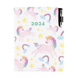 Diář DESIGN denní A5 2024 polský - Unicorn