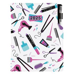 Diář DESIGN denní A5 2025 polský - KADEŘNICKÝ Hairdresser