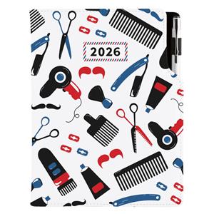 Diář DESIGN denní A5 2026 polský - KADEŘNICKÝ Barber