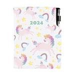 Diář DESIGN denní B6 2024 polský - Unicorn