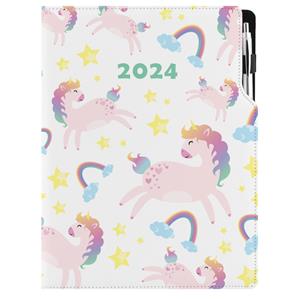 Diář DESIGN týdenní A4 2024 polský - Unicorn