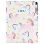 Diář DESIGN týdenní A4 2026 - Unicorn