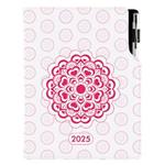 Diář DESIGN týdenní A5 2025 polský - Mandala červená