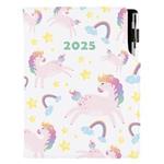 Diář DESIGN týdenní B5 2025 polský - Unicorn