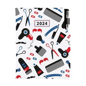 Diář KADEŘNICKÝ Barber - DESIGN denní A5 2024 polský