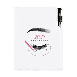 Diář KOSMETICKÝ Eyelashes - DESIGN denní A5 2024 polský