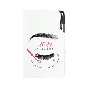 Diář KOSMETICKÝ Eyelashes - DESIGN týdenní kapesní 2024 polský