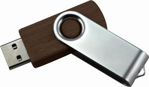 Dřevěný USB Flash disk 03 Wood 32 GB - tmavé dřevo