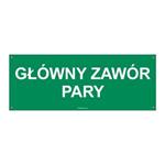 GŁÓWNY ZAWÓR PARY, płyta PVC 2 mm z dziurkami, 210x80 mm