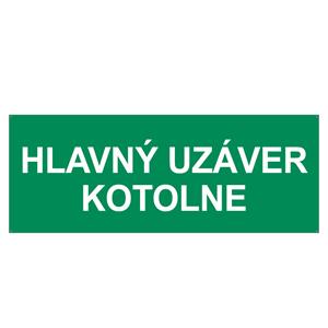 Hlavný uzáver kotolne, plast 2mm s dierkami-210x80mm