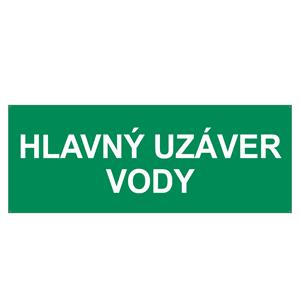 Hlavný uzáver vody, plast 2mm s dierkami-210 x 80mm