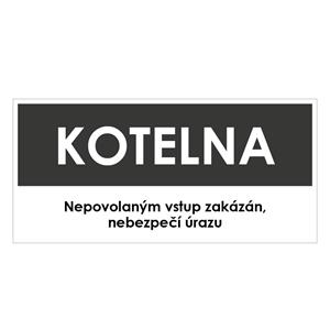 KOTELNA, šedá, plast 1 mm 190x90 mm