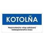 Kotolňa, modrá, plast 2mm s dierkami-190x90mm