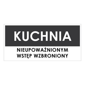 KUCHNIA, szary - płyta PVC 2 mm 190x90 mm