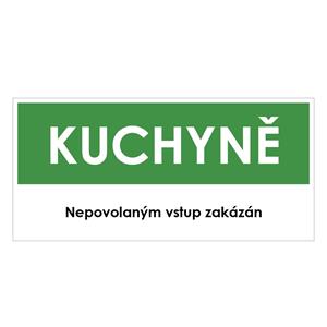 KUCHYNĚ, zelená, plast 1 mm 190x90 mm