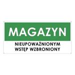 MAGAZYN, zielony - płyta PVC 2 mm z dziurkami 190x90 mm