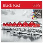 Nástěnný kalendář 2025 - Black Red