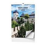 Nástěnný kalendář 2025 Hrady a zámky České republiky
