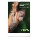 Nástěnný kalendář 2025 Nejzajímavější zvířata