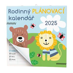 Nástěnný kalendář 2025 Rodinný plánovací kalendář