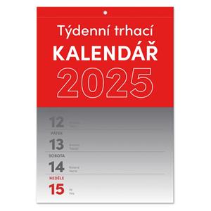 Nástěnný kalendář 2025 Trhací týdenní A5