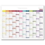 Nástěnný kalendář Plánovací mapa 2025 CZ - 100 x 80 cm - barevná
