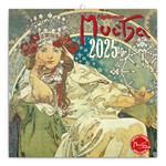 Nástěnný poznámkový kalendář 2025 Alfons Mucha