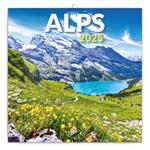 Nástěnný poznámkový kalendář 2025 Alpy