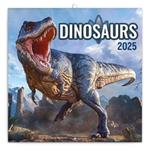 Nástěnný poznámkový kalendář 2025 Dinosauři