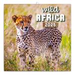 Nástěnný poznámkový kalendář 2025 Divoká Afrika