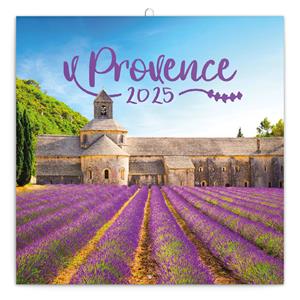 Nástěnný poznámkový kalendář 2025 Provence - voňavý