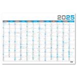 Nástěnný roční kalendář 2025 B1 - modrá