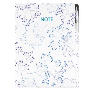 Notes DESIGN A4 tečkovaný - Luční kvítí