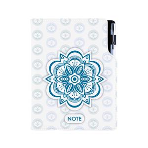 Notes DESIGN A5 tečkovaný - Mandala modrý