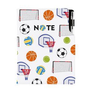 Notes DESIGN A5 tečkovaný - Sport