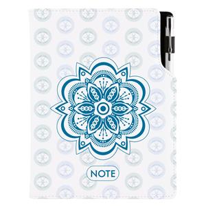 Notes DESIGN B5 tečkovaný - Mandala modrý