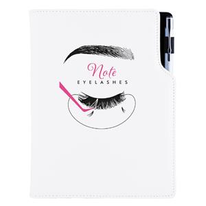 Notes KOSMETICKÝ Eyelashes - DESIGN A5 tečkovaný