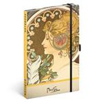 Notes - zápisník Alfons Mucha – Pero - tečkovaný