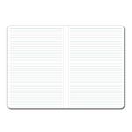 Notes - zápisník DESIGN A5 linkovaný - zelená - Květiny