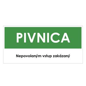 Pivnica, zelená, plast 2mm, 190x90mm