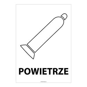 POWIETRZE, płyta PVC 2 mm, 148x210 mm