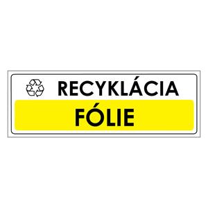 Recyklácia-Fólie,plast 2mm,290x100mm